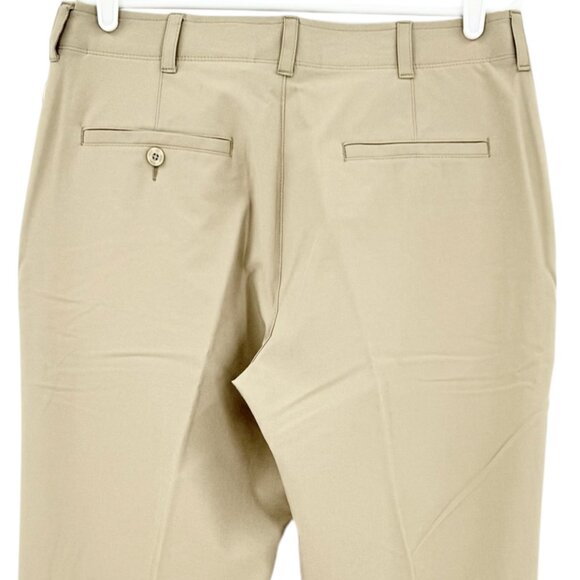Ben Hogan Men's Performance Active Flex 4-Way Stretch Tan Chino Pants 34x34 NWOT - Picture 4 of 11